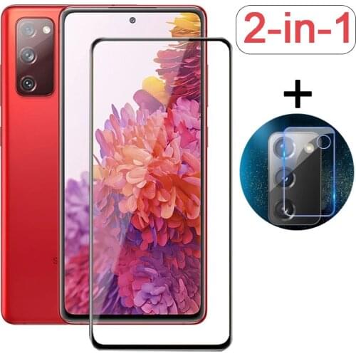 For Samsung Galaxy A02 A02S A21 A21S A31 A12 A51 A32 M21 M31 M31S M51 S20 FE Full Cover Screen Camera Lens Film Glass Protector