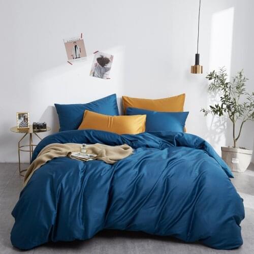 Home bedding luxury 60S soft Egyptian long staple cotton sateen duvet case High quality silk touch quilt cover No Pillow Case