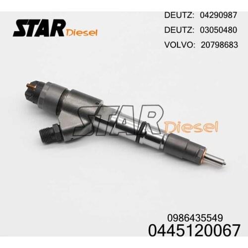 Star Diesel 0986435549 0445120067 Fuel Injectors 04290987 Diesel Injection Nozzle 0 445 120 067 04290987 for Volvo ec
