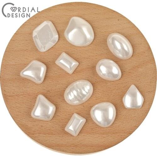 Cordial Design Geometry Shape/Imitation Pearl Patch/Jewelry Accessories/Hand Made/Acrylic Bead/Jewelry Findings & Components