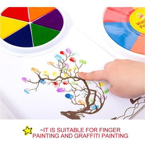 Funny Montessori Toys Early Teaching Finger Drawing Toys Kids Finger Paints Crafts Finger Painting Kit Educational Toys Gift