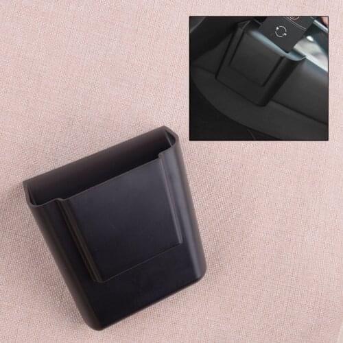 CITALL Car Interior Center Console Side Armrest Storage Box Card Wallet Organizer Holder ABS Fit for Tesla Model 3 Y