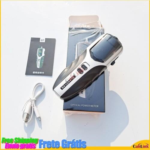 NEW High precision OPM Rechargeable battery optical power meter G7 Color LCD Screen fiber optic power meter with flash light