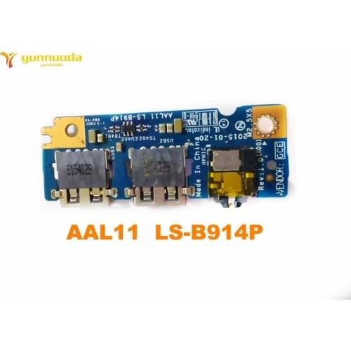 Original for DELL 5555 3558 5758 5575 5558 USB audio IO board AAL11 LS-B914P tested good free shipping