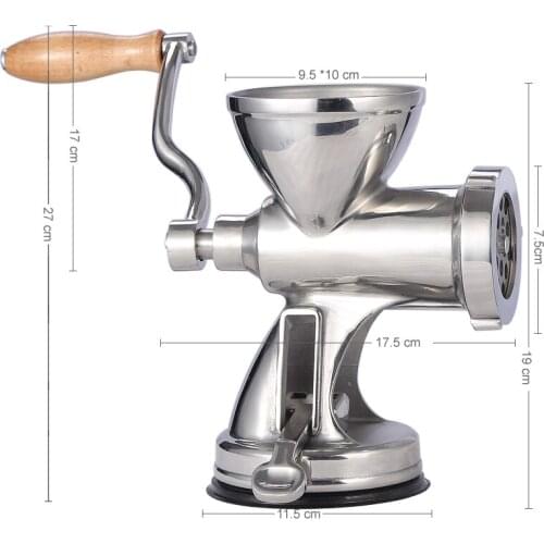 Stainless Steel Manual Meat Grinders Food Processor Hand Chopper Manual Meat Grinders Triturador Manual Kichen Items EE50