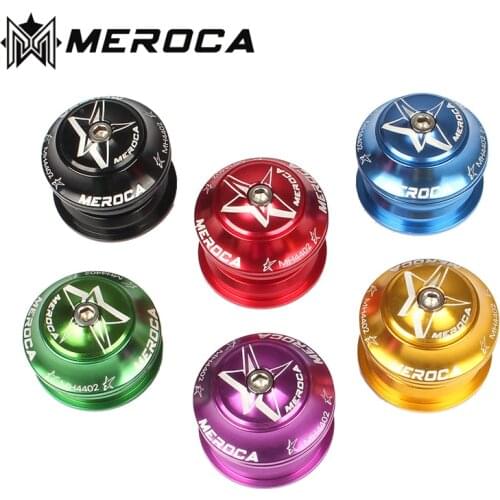 MEROCA MTB Bicycle headset 44mm Threadless Aluminium Alloy bicycle stem helmets Replacement Bicycle Accessory star for bike fork