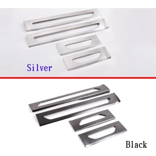 For Range Rover Evoque L551 2019 2020 304 Stainless Inside Door Sill Scuff Threshold Protector Plate Cover Trim Accessories