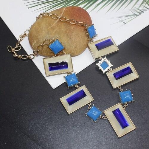 New fashion style exaggerated texture womens necklace womens temperament Necklace accessories wholesale