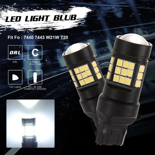 1PCS 1156 P21W LED BA15S PY21W BAU15S Canbus LED 3030 Car Bulb High Quality 1157 BAY15D T20 7440 W21W LED for Turn Signal Light