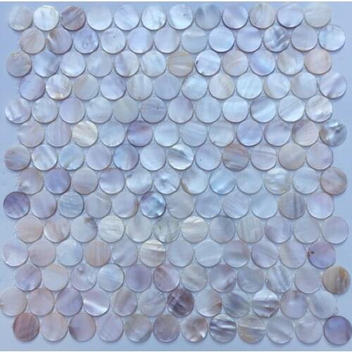 23mm Natural Colorful shell mosaic mother of pearl kitchen backsplash wallpaper bathroom background shower decorative wall tiles