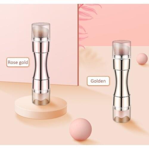 4 In 1 Retractable Makeup Brush For Foundation Eyebrow Lip Eyeshadow Makeup Brushes Loose Paint Travel Size Maquiagem Kit