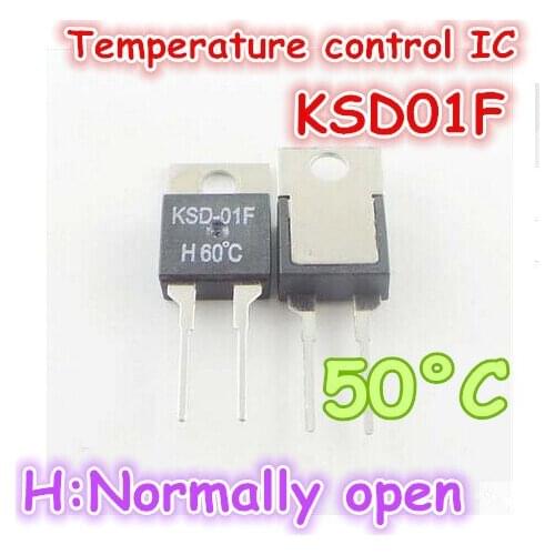 5pcs/lot KSD01F H50 50 degree 50 C Temperature control IC TO220
