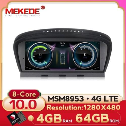 MEKEDE MSM8953 8 core Android 10 4+64G 4G LTE Car Multimedia player for BMW 5 series E60 E61 E62 E63 3 series E90 E91 CCC/CIC