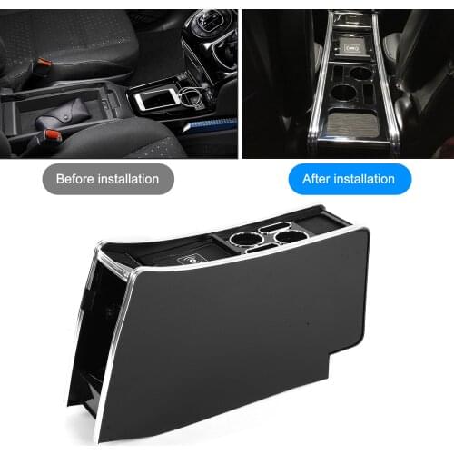 Central Console Armrest Storage Box 4 USB Port Wireless Charging Pad Fit for Toyota Voxy/Noah 2014‑2019