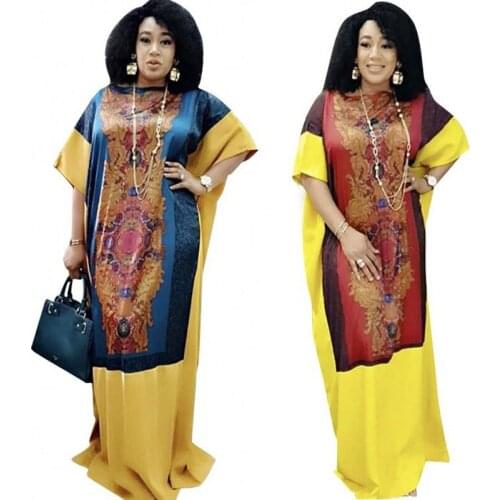 Long Maxi Dress African Dresses For Women 2020 Dashiki Summer Plus Size Dress Ladies Traditional African Clothing Fairy Dreess