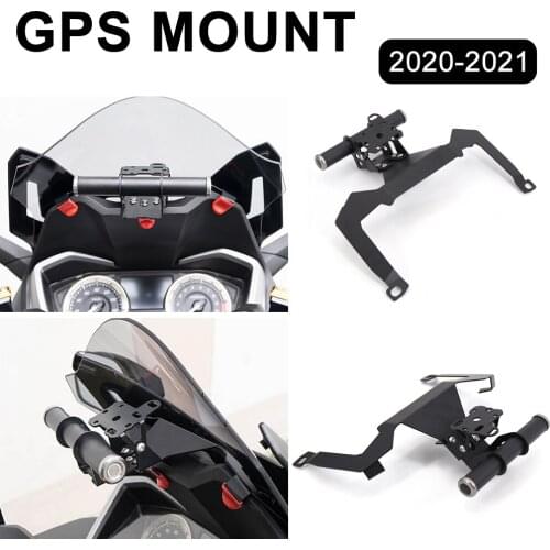 For Honda FOR Forza-350 2020 2021 FOR Forza350 2020 2021 Motorcycle Front Phone Stand Holder GPS Navigaton Plate Bracket
