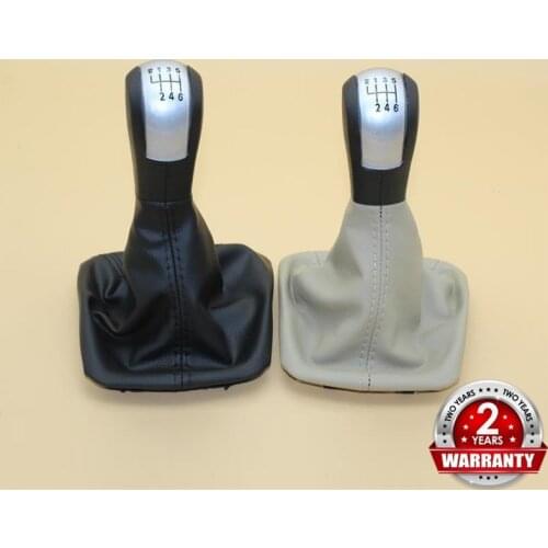 For Skoda Octavia mk2 A5 A6 2004 2005 2006 2007 2008 2009 2010 2011 2012 2013 Car 6 Speed Car Gear Stick Shift Knob Leather Boot