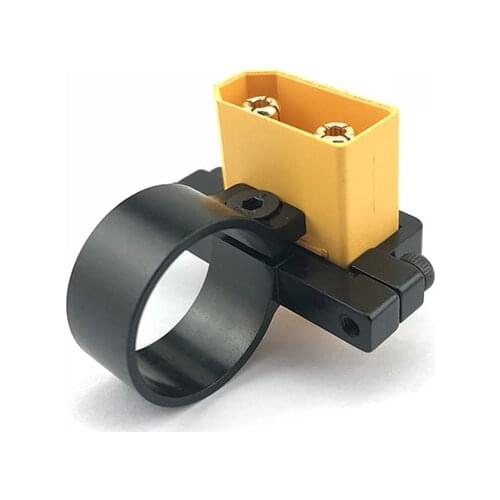 JMRRC XT90 power plug fixing part XT90 power plug fixing assembly bracket socket 20Mm/18Mm pipe clamp drone frame accessories