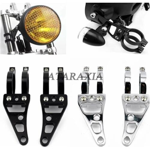 41mm Motorcycle Headlight Bracket Fork Clamp Mount Holder Support for Harley Ducati Chopper Bobber Cafe Racer Universal