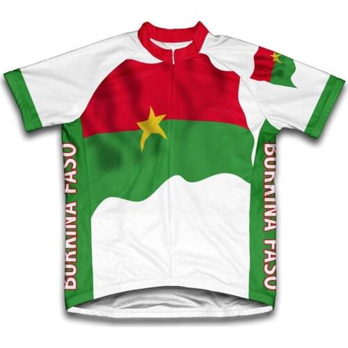 BURKINA FASO More Style Men classic cycling team short sleeved bike Road Mountain Clothing Maillot ciclismo outdoor bike jersey
