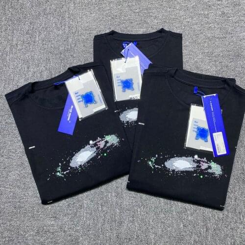 2021ss Adererror 1:1 T-Shirts Men Women Short sleeve tshirt Universe galaxy print T Shirt ADER Street wear
