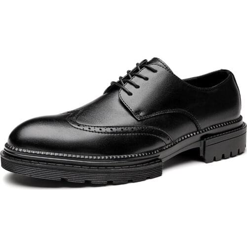 New Genuine Leather Men Shoes Fashion Casual Business Office Size 39-44