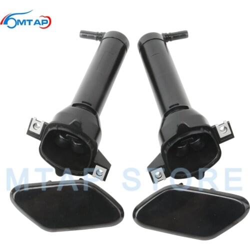 Headlamp Washer Nozzle&Cover Cap For CRV EURO 2012 2013 2014 2015 2016 2017 Headlight Lamp Washer Spray&Lid