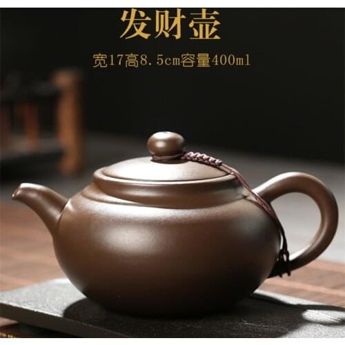 Single pot recommended size of pure manual capacity xi shi stone gourd ladle pot ball hole household kung fu tea set