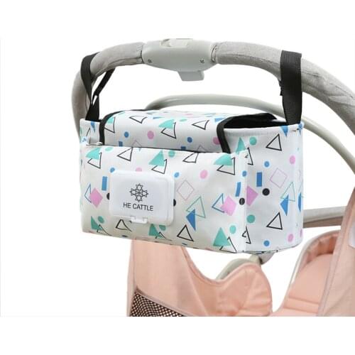 Baby Stroller Organizer Storage Buggy Pram Pushchair Mummy Bag Bottle Holder Stroller Storage Bag Baby Stroller Accessory Bag