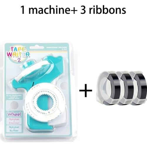 Motex E-202 Manual Label Making Machine Manual Tape 3D 9mm Embossed Label Tape Manual Typewriter