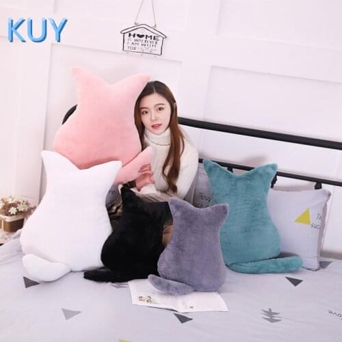 Cute Cat plush Toy cushions pillow Back Shadow Cat Filled animal pillow toys Kids Gift Home Decor For Christmas
