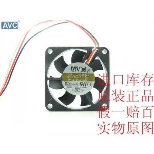 For AVC 7015 C7015B12L 12V 0.15A 7cm 70mm CPU quiet double ball cooling fan