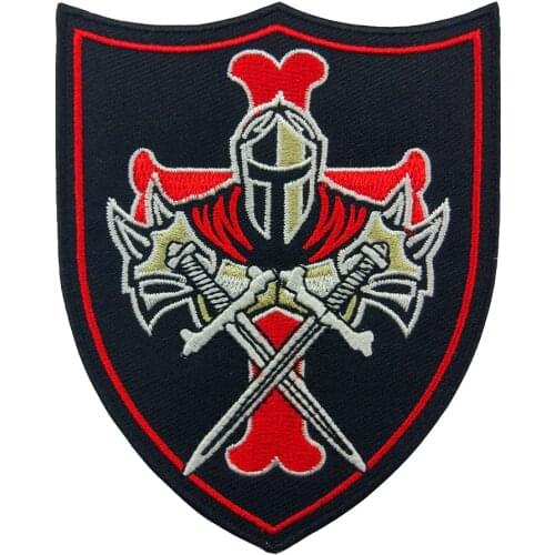 Knight Clothes Embroidered Patch for Clothing Iron on Sew Applique Cute Fabric Clothes Badges Shoes Bags Decoration Patches