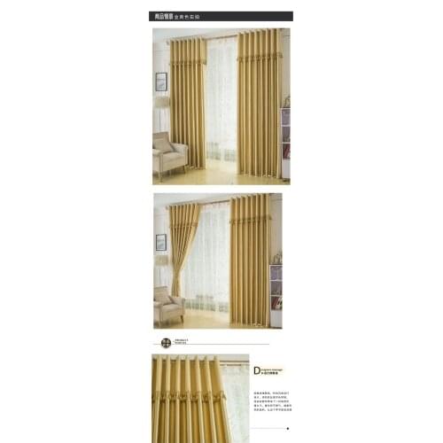 Upscale bedroom, living room blackout curtains thick shade cloth curtains