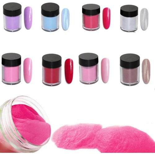 1box Dipping Powder Nails 11 Colors Dip Glitter French Dry Chrome Pigment Dust No Lamp Cure Powders For Nails Art Nail Glitter#6
