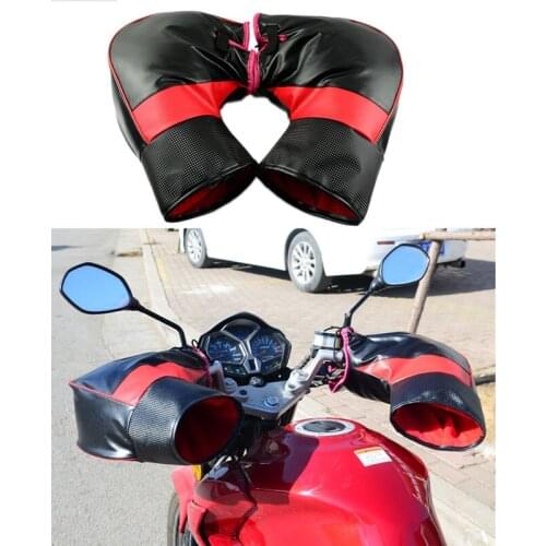 1 Pair Handle Gloves Windproof Universal for Motorcycle Grip Cover Handlebar Warm Cover Battery Motorcycle Electric Scooter