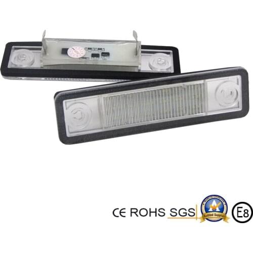 2pcs For Vauxhall Opel Astra G F Vectra B Tigra Zafira A Error Free Car License Plate Lights White 6000K