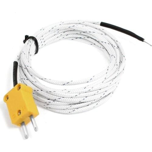 3 Meters 9.8ft K Type Thermocouple Sensor Probe -30 to 400C