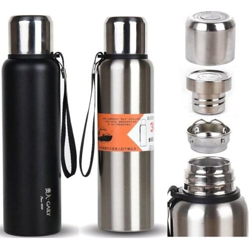 304 Stainless Steel insulated Thermos Bottle 800ml Shell Thermo cup Travel Coffee Mugs Thermal vaccum water bottle Thermal cup