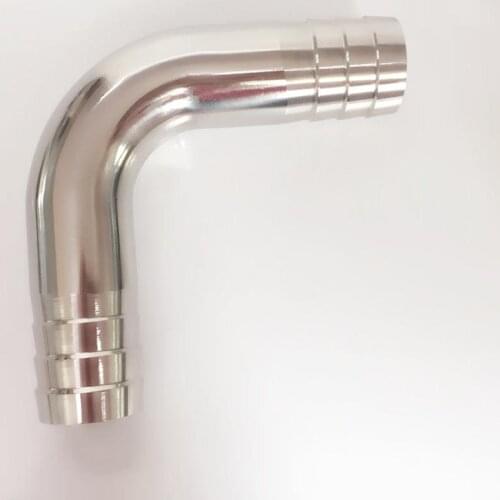 38mm 1.5" Hose Barb SUS 304 Stainless Steel Sanitary 90 Degree Elbow Pipe Fitting Home Brew Beer Wine