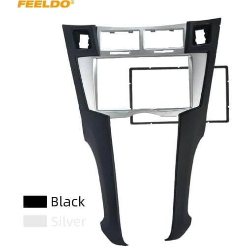 Car 2DIN Refitting Radio Stereo DVD Frame Fascia Dash Panel Installation Kits Conversion For Toyota Yaris,Vitz,Platz 05-2011