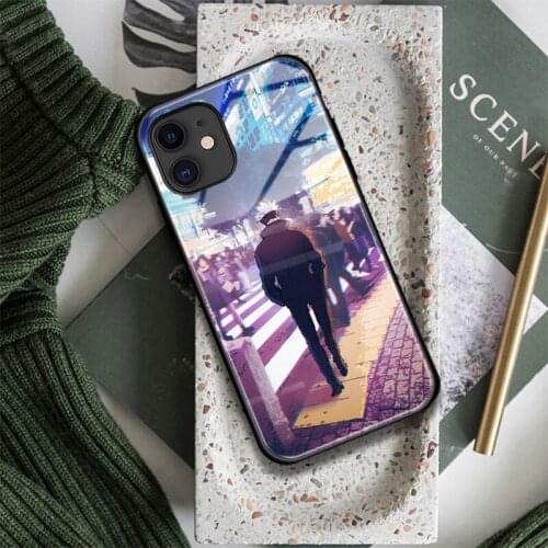 Satoru Gojo Jujutsu Kaisen Anime Glass Soft Silicone Phone Case FOR iPhone SE 6s 7 8 Plus X XR XS 11 12 Mini Pro Max Cover Shell