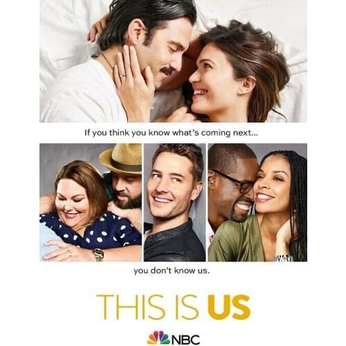 THIS IS US Season 4 TV Series Silk Fabric Wall Poster Art Decor Sticker Bright