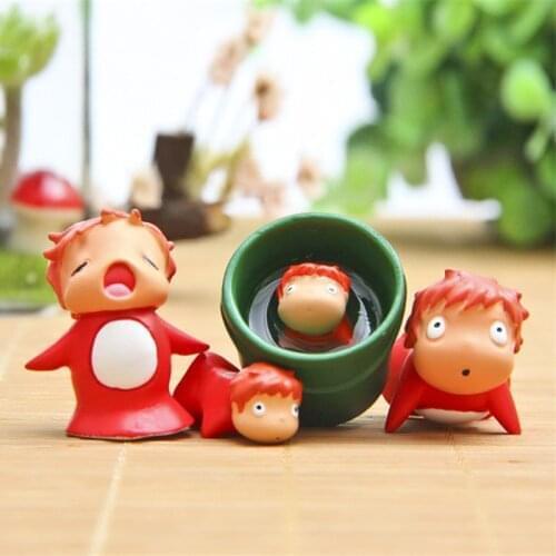 Ponyo on the Cliff anime action figure prefect quality figurine ponyo Princess children toys home decoration Birthday gifts