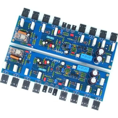 HiFi Fever 350W+350W 2.0 Channel Stereo Golden Voice E660 IRF9240 IRF240 FET Field Effect Tube Class AB Audio Amplifier Board