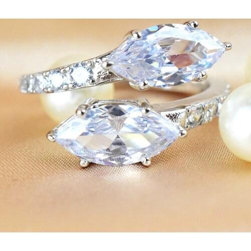 2021, new product, luxury jewelry, S925 sterling silver, ladies' ring, engagement, party, dance, romantic and sweet style