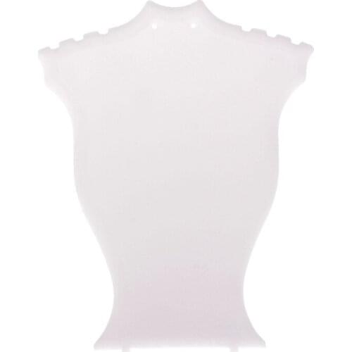 Pendant Necklace Chain Earring Jewelry Bust Display Holder Stand Showcase Rack