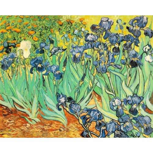 Bigger is Better 400x300MM Magnets JM10020 Painting_of_Vincent_Van_Gogh_-_Irises
