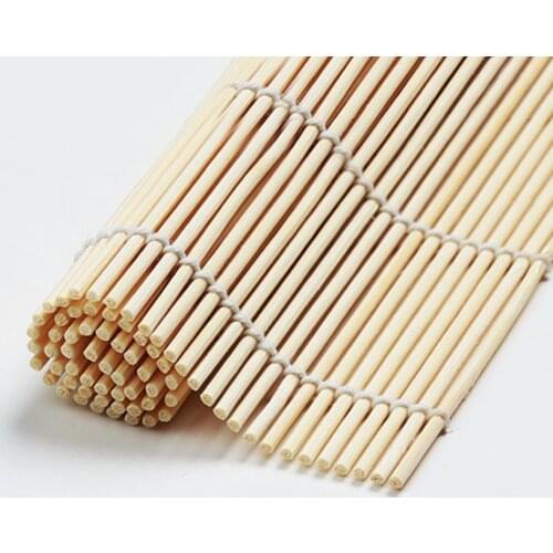 New 1pcs Sushi Tool Bamboo Rolling Mat DIY Onigiri Rice Roller Chicken Roll Hand Maker Kitchen Japanese Sushi Maker Tools