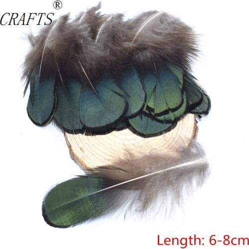 NEW! 100 pieces quality natural Lady Amherst Pheasant feathers, 2-3inches/ 5-8cm DIY decorative handicrafts accessories
